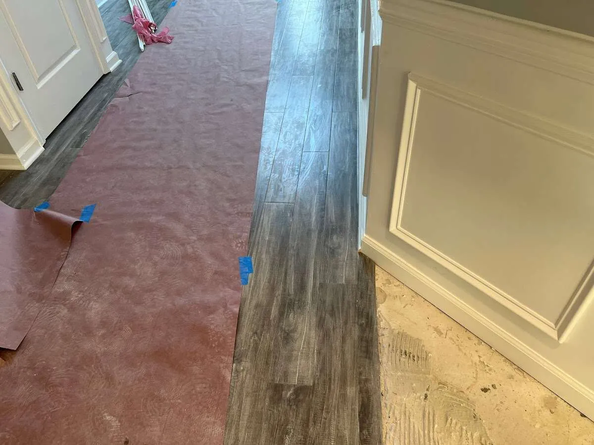 Completed marble shower restoration in Wheaton